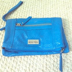 Electric blue wristlet