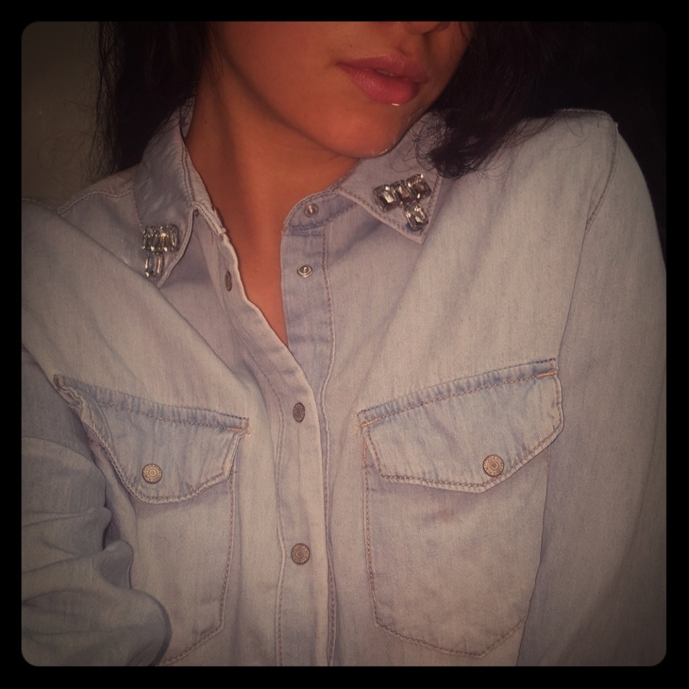 Denim Long Sleeve Shirt