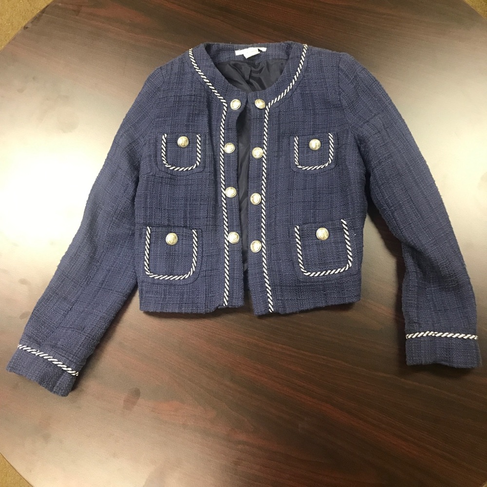 Jus d Orange navy blazer, from Paris.