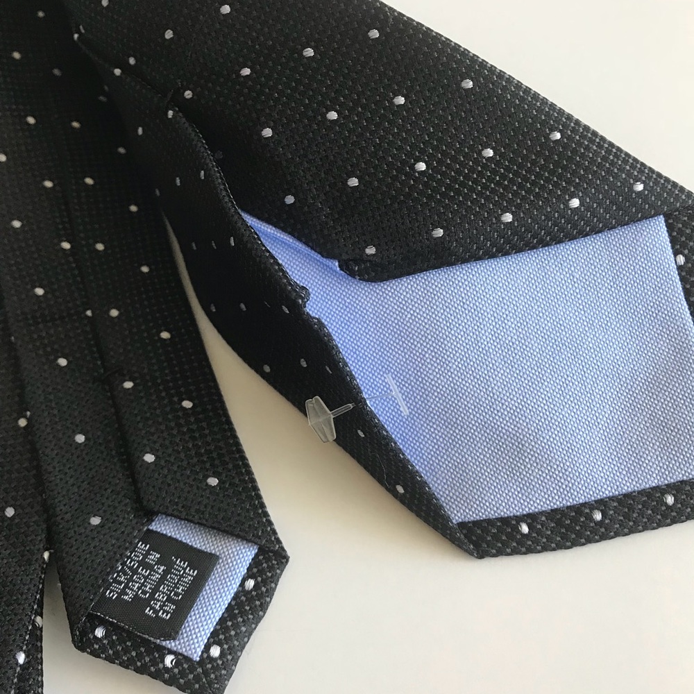 Pure Silk Black Tie