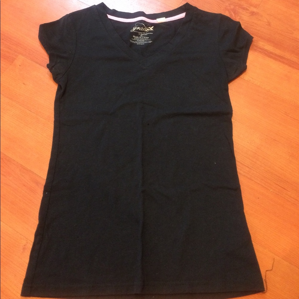 Size small black stretch v-neck shirt