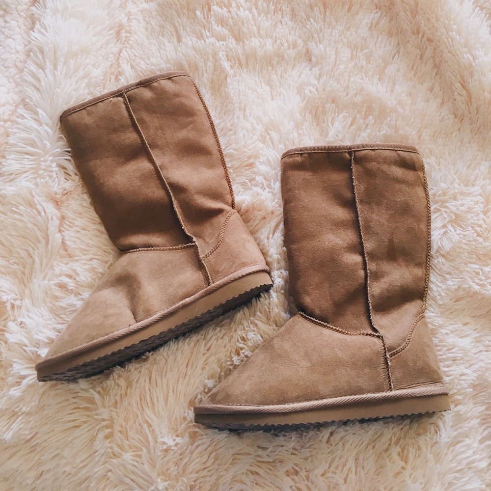 Tan boots