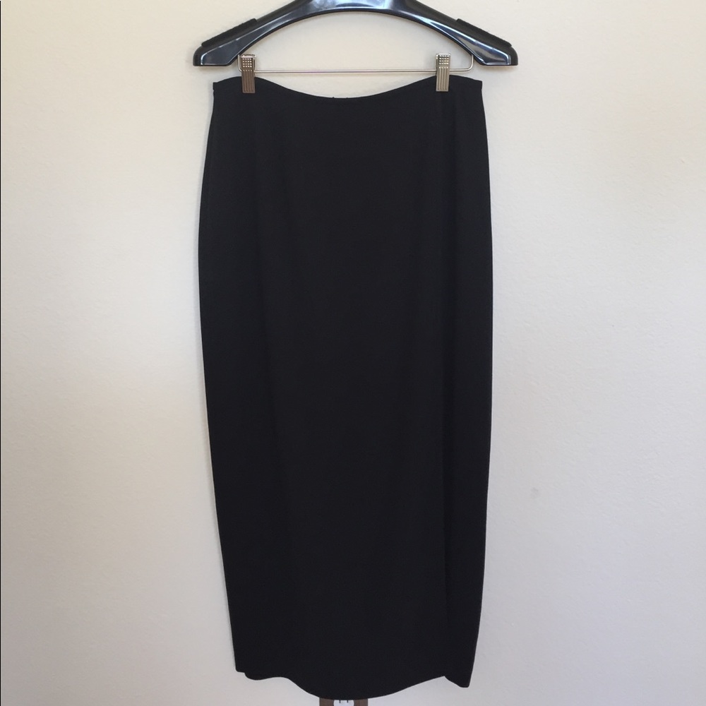 Black Skirt with front panel