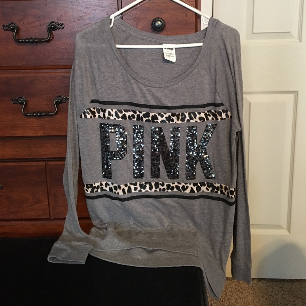 PINK Victoria’s Secret bling long sleeve shirt