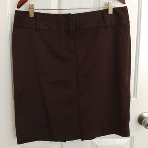 Brown Pencil Skirt