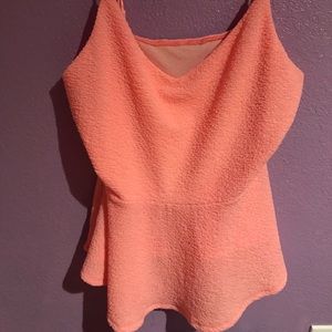Salmon colored dress up shirt