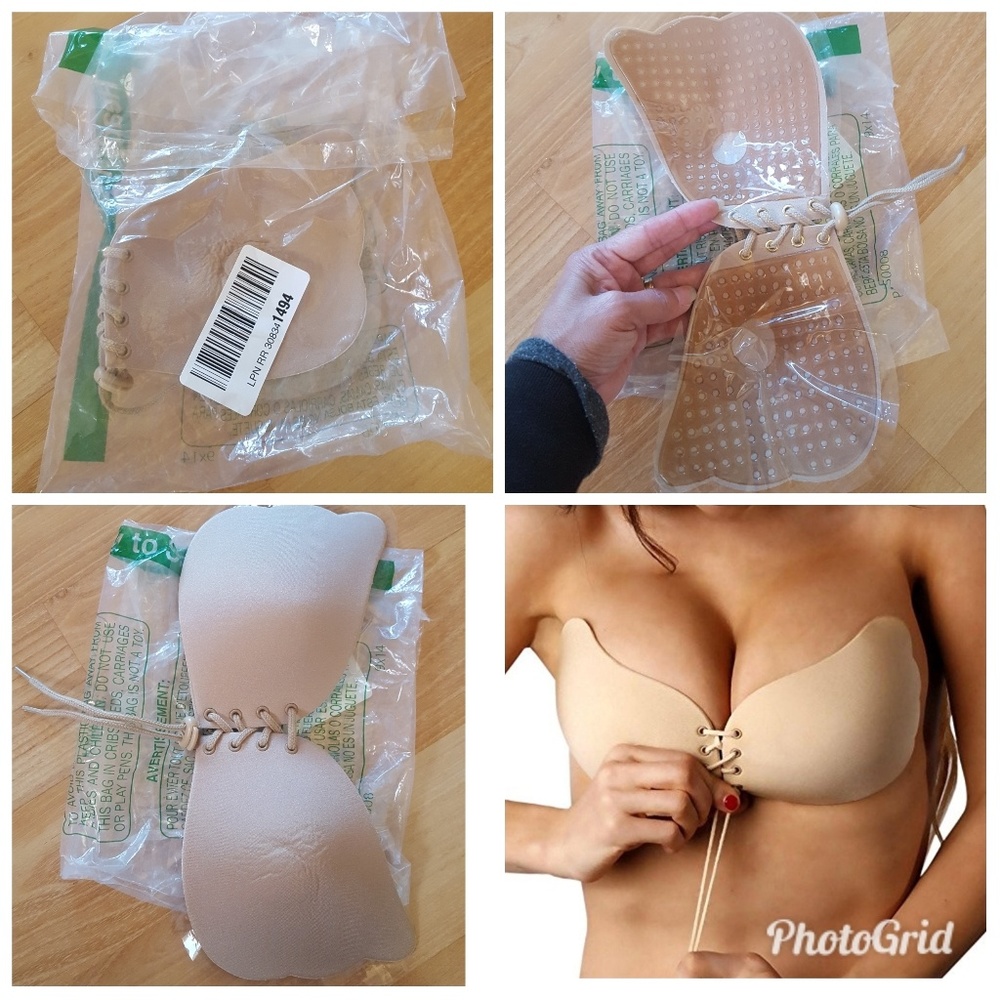 SELF ADHESIVE BACKLESS PUSH-UP BRA