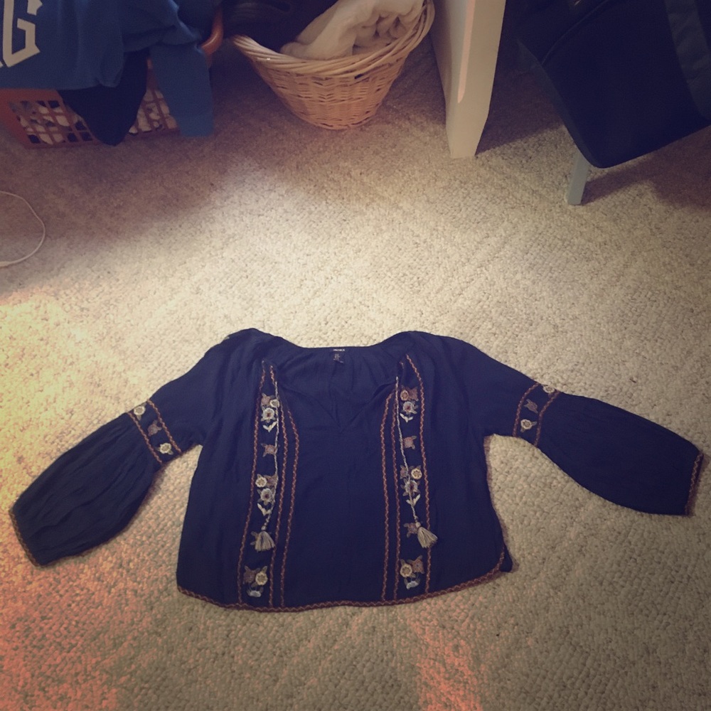 Long sleeve forever 21 blouse