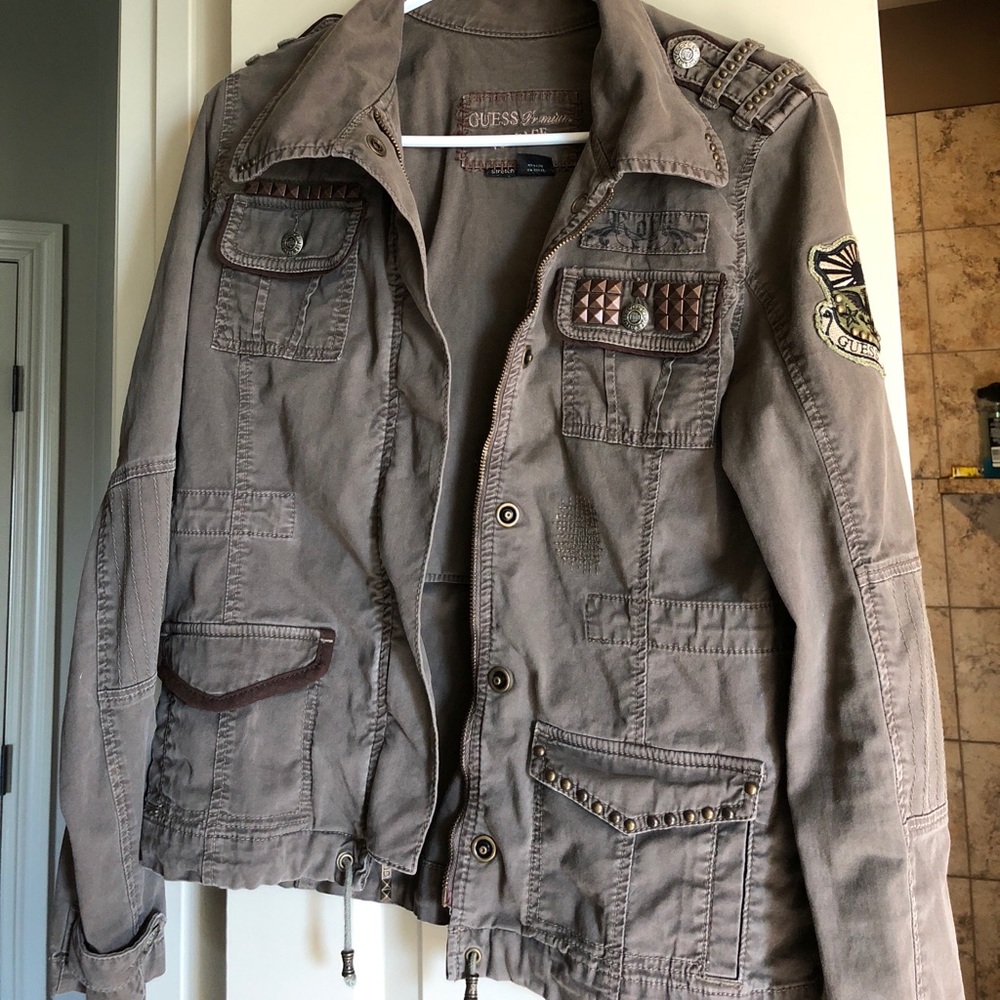 Guess military jacket medium