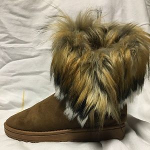 Fuzzy boots