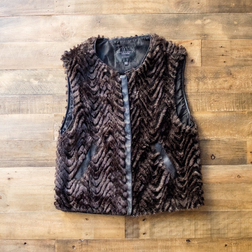 Sanctuary Faux Fur Vest