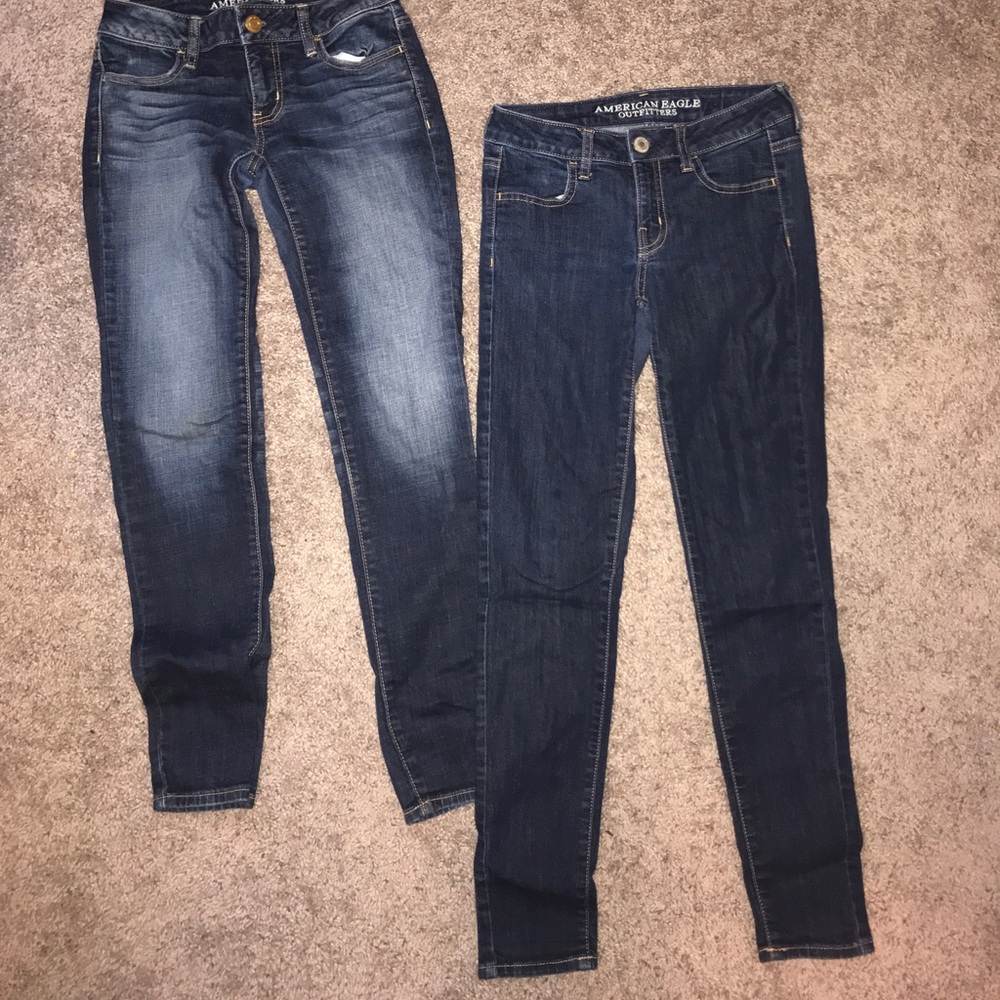 TWO pairs of American Eagle jeggings!!!!