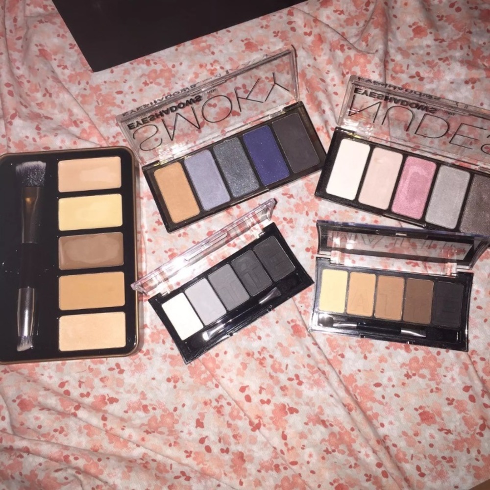 5 makeup palettes