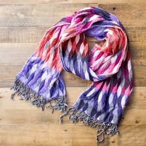Pink & Purple Tolani Scarf