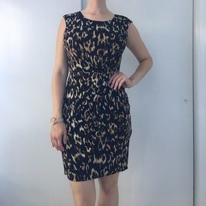 Calvin Klein leopard print dress