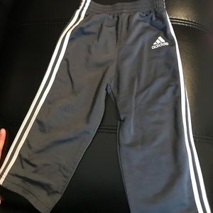 Baby Adidas jogging pants with stripes - black