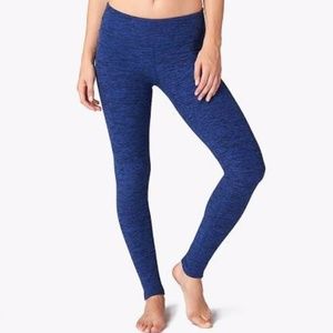 Beyond Yoga Black/Blue Spacedye Essential Legging