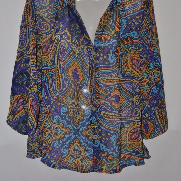 SeaSun sheer blouse - Picture 2 of 4