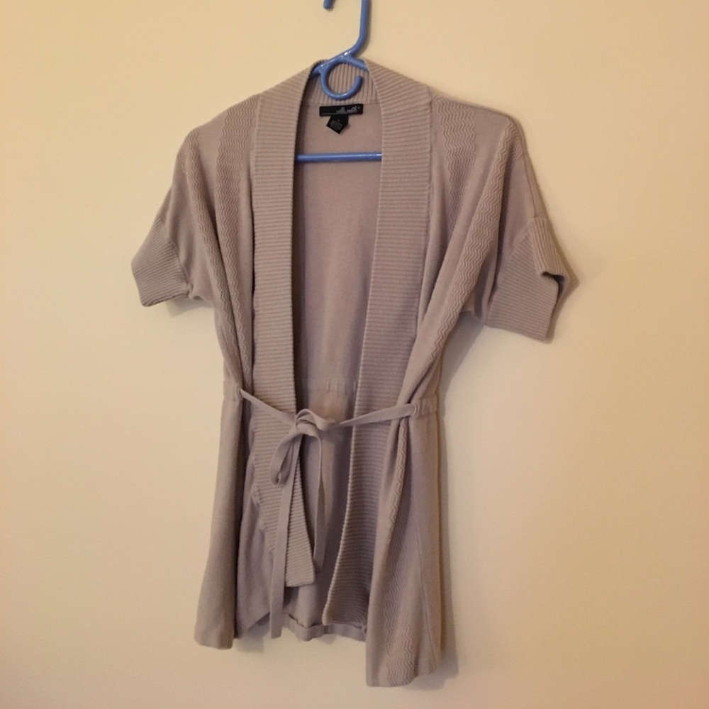 Tan cardigan size small