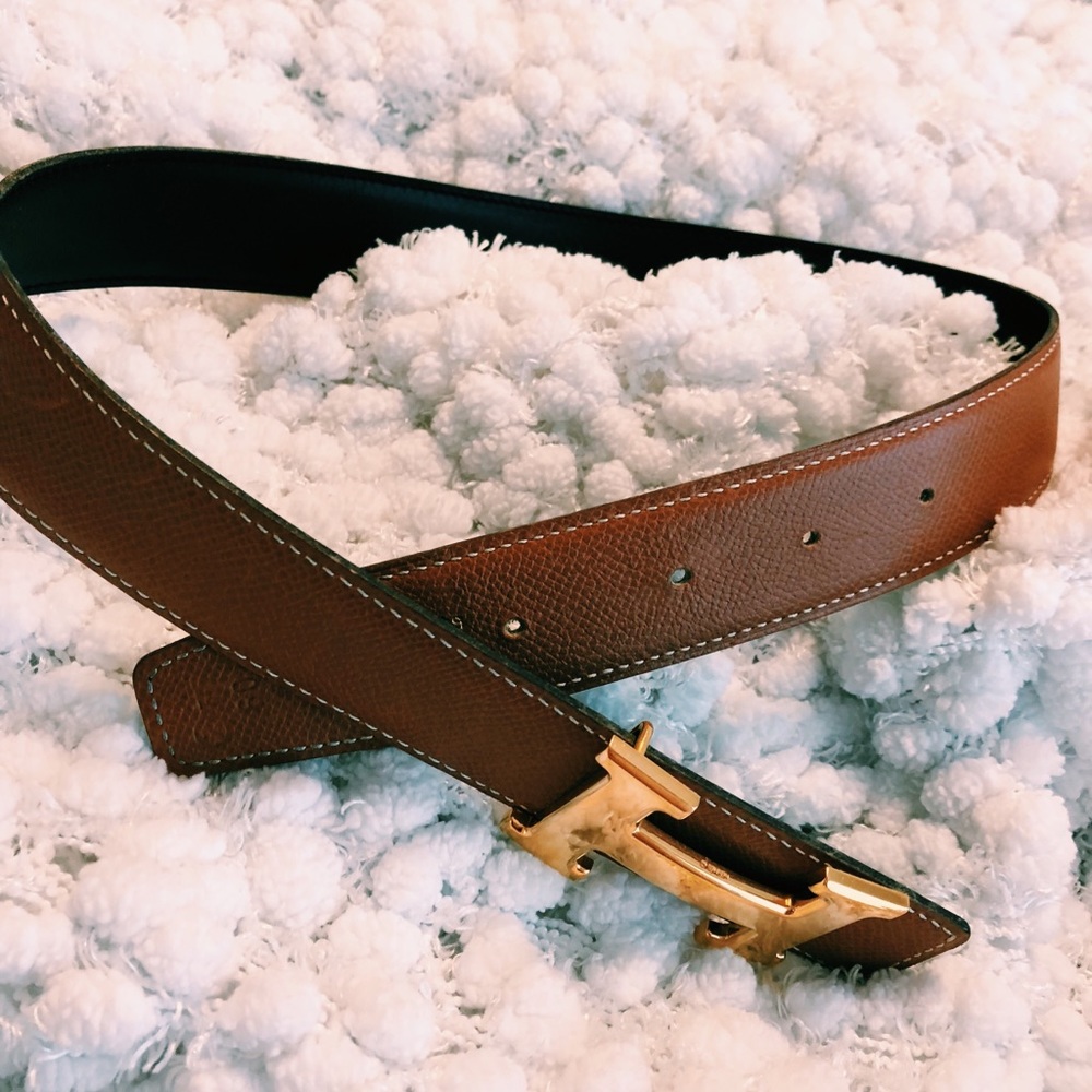 AUTHENTIC reversible Hermès belt!!