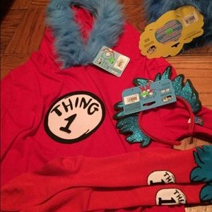 Thing 1 costume with accessories