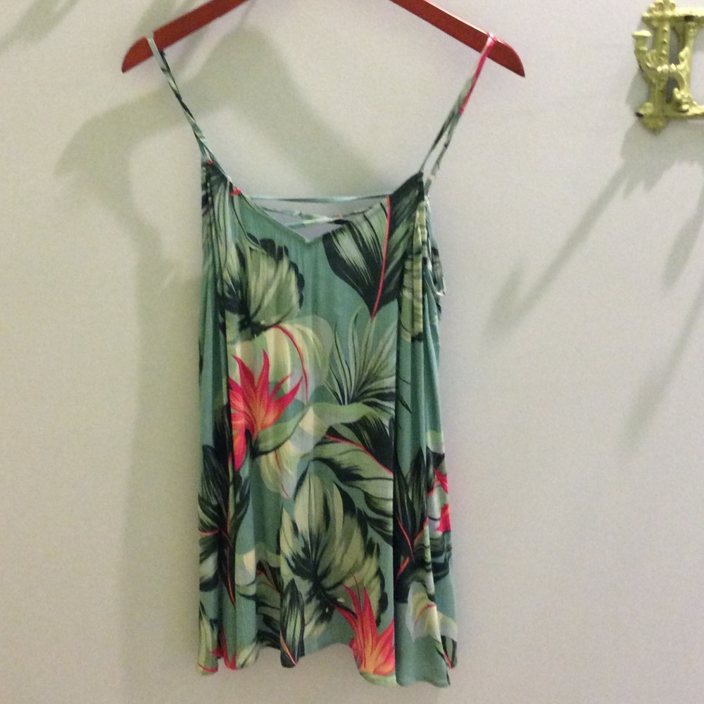 NWT Show Me Your Mumu Tropical Lace up dress