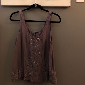 Sequined tank