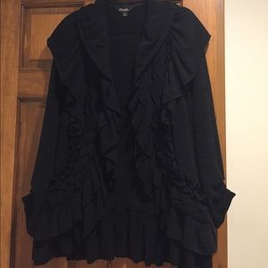 Ruffled Cardigan Sweaters