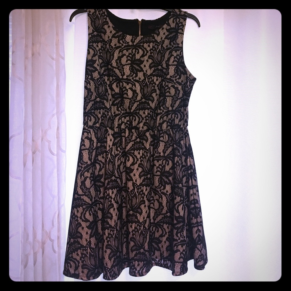 Black and nude dress. Size L