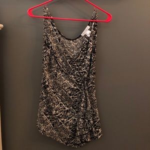 Black and white crossover tank