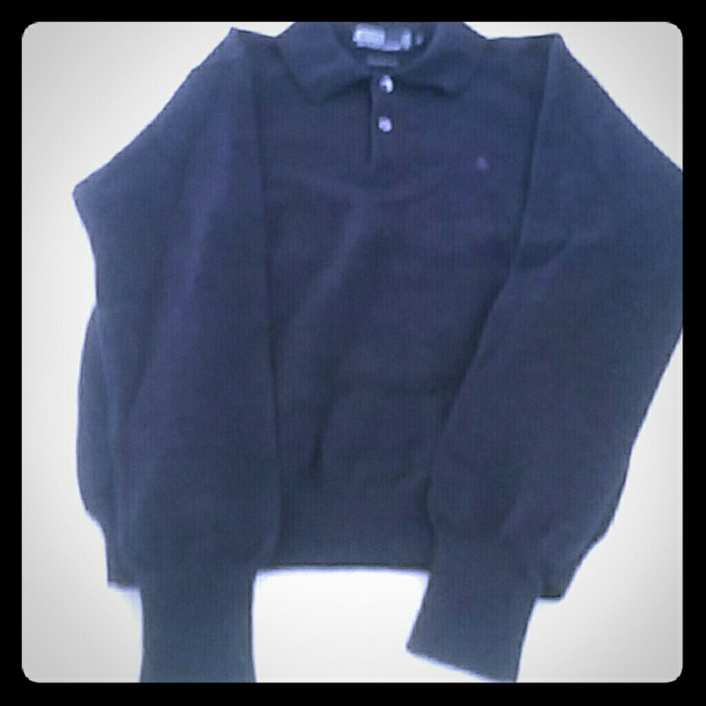 100% polo lambs wool sweater
