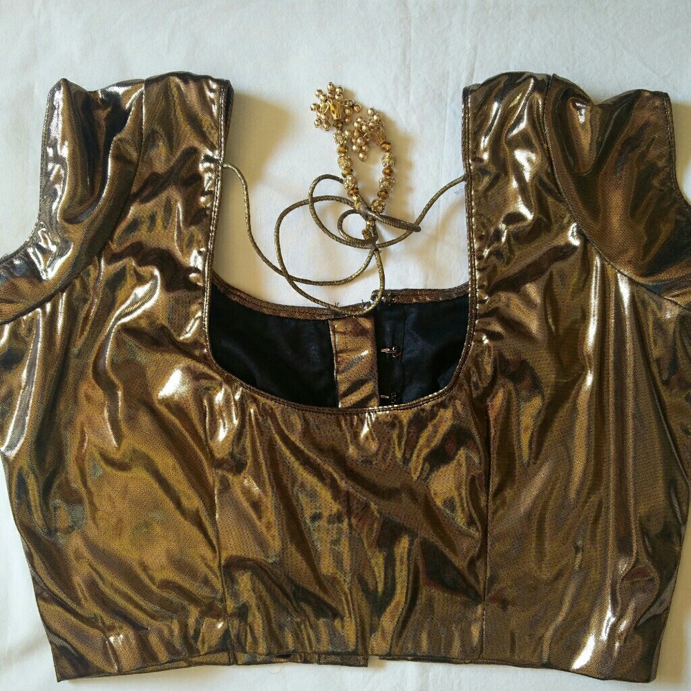 Black and gold Blouse