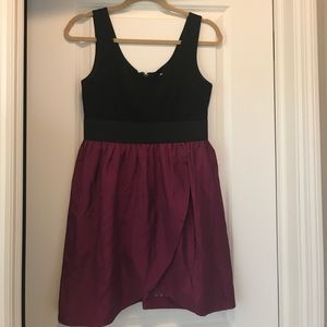 South Moon Under black and magenta dress M