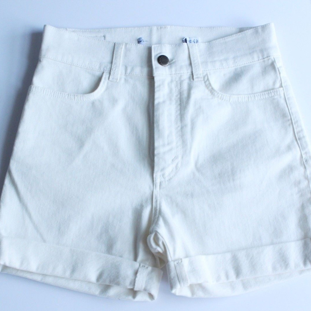 & Other Stories by H&M High Waist Denim Shorts