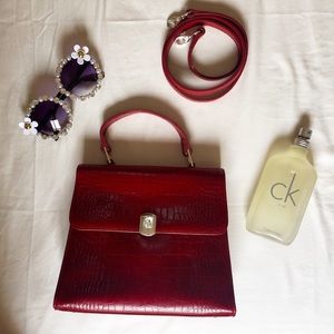 Lauren Ralph Lauren’s croc bag