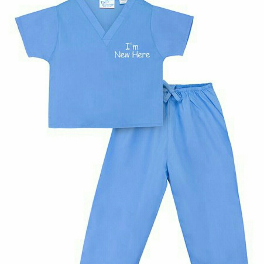 12-18 months Blue 'I'm New Her