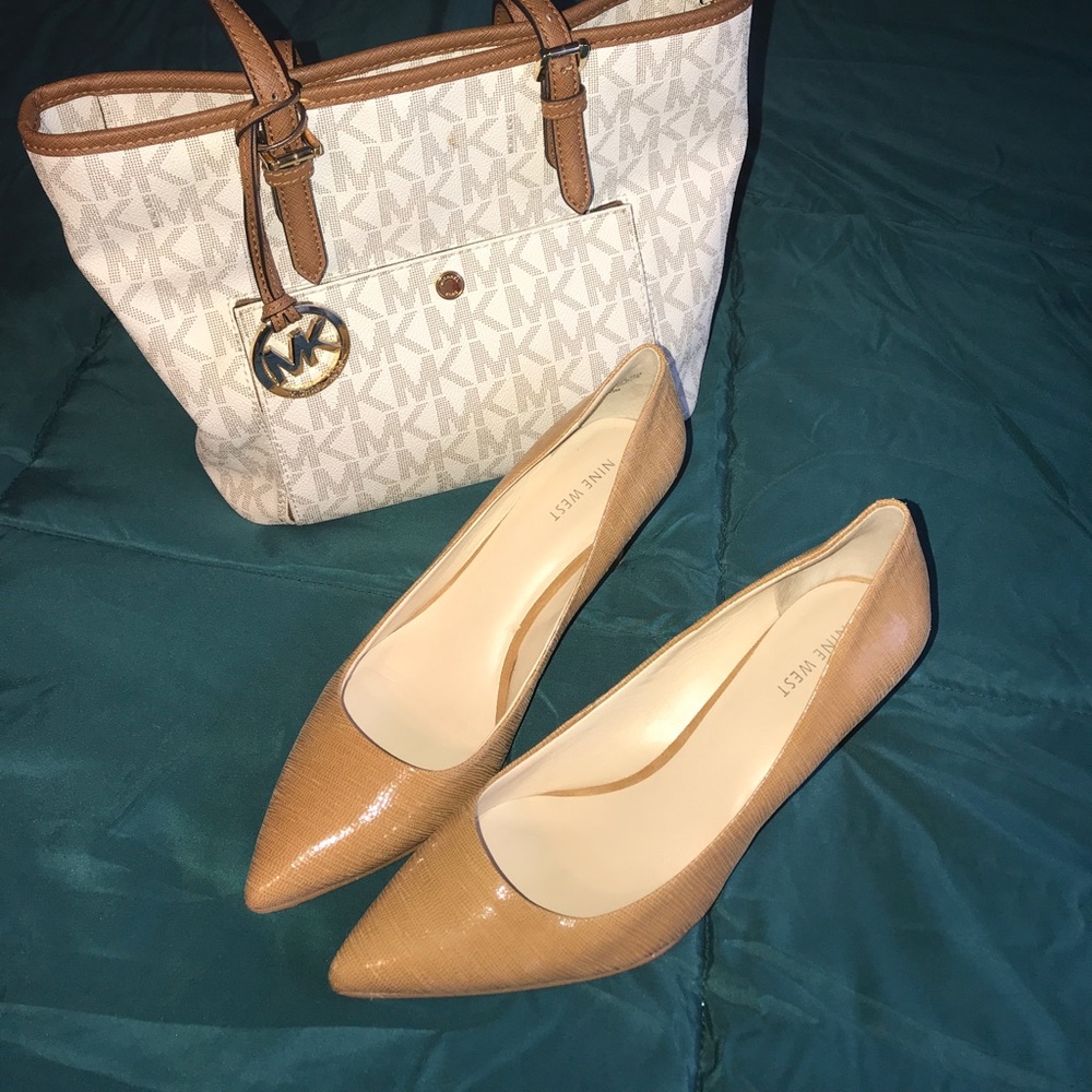 Nine West EUC Leather Heels 👠👠