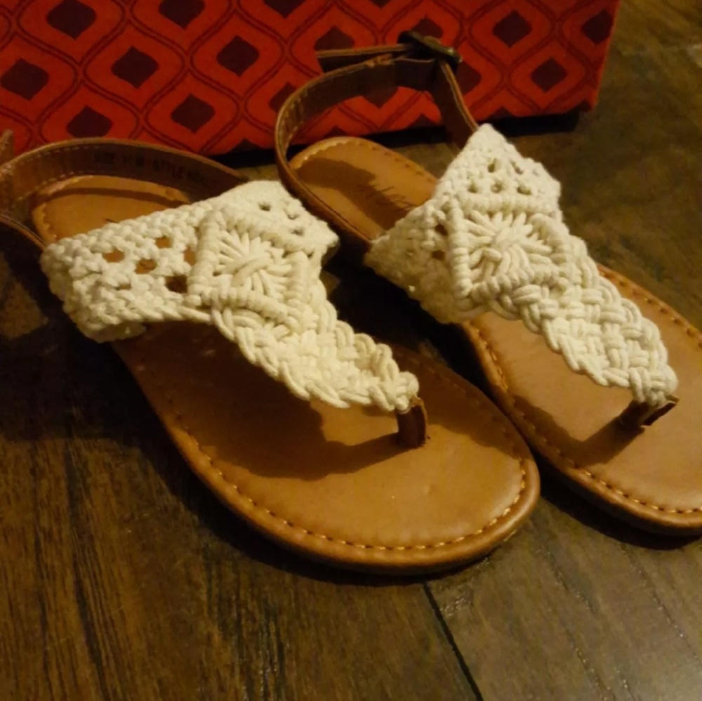 Hotcake Crochet Sandals