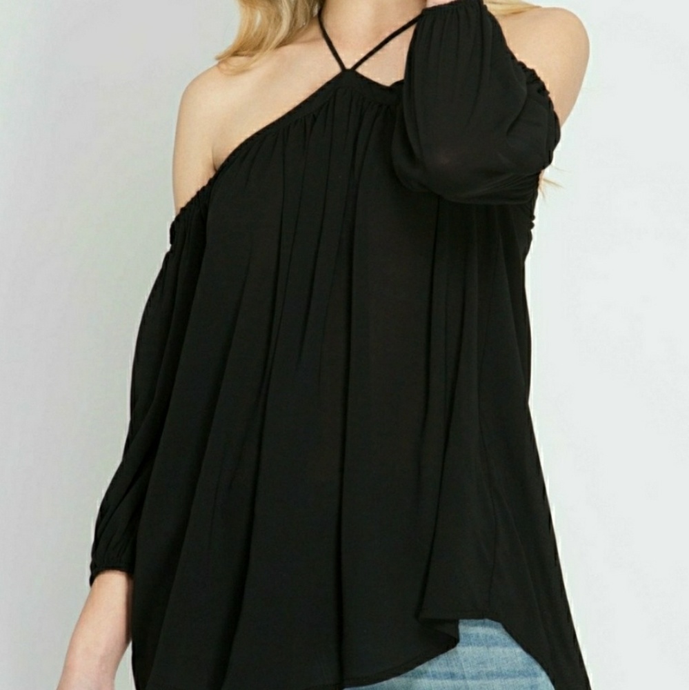 Not So Basic Black Blouse