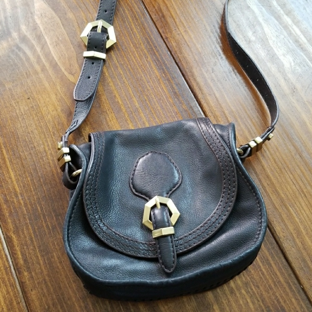 orYANY | Crossbody Saddlebag in Black