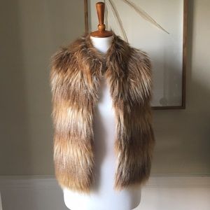 Pins & Needles Faux Fur Vest - Urban Outfitters