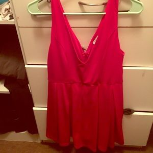 Red, tobi tank dress