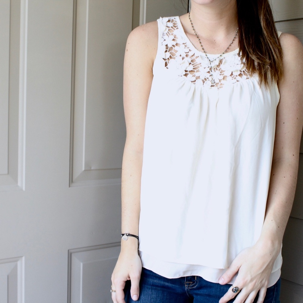 Embroidered Tank