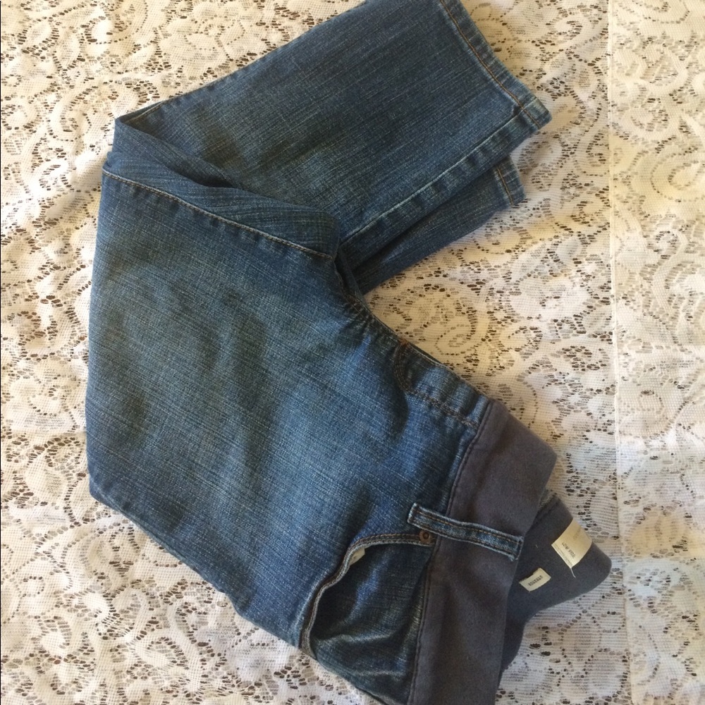 Old Navy Maternity Capris, dark denim
