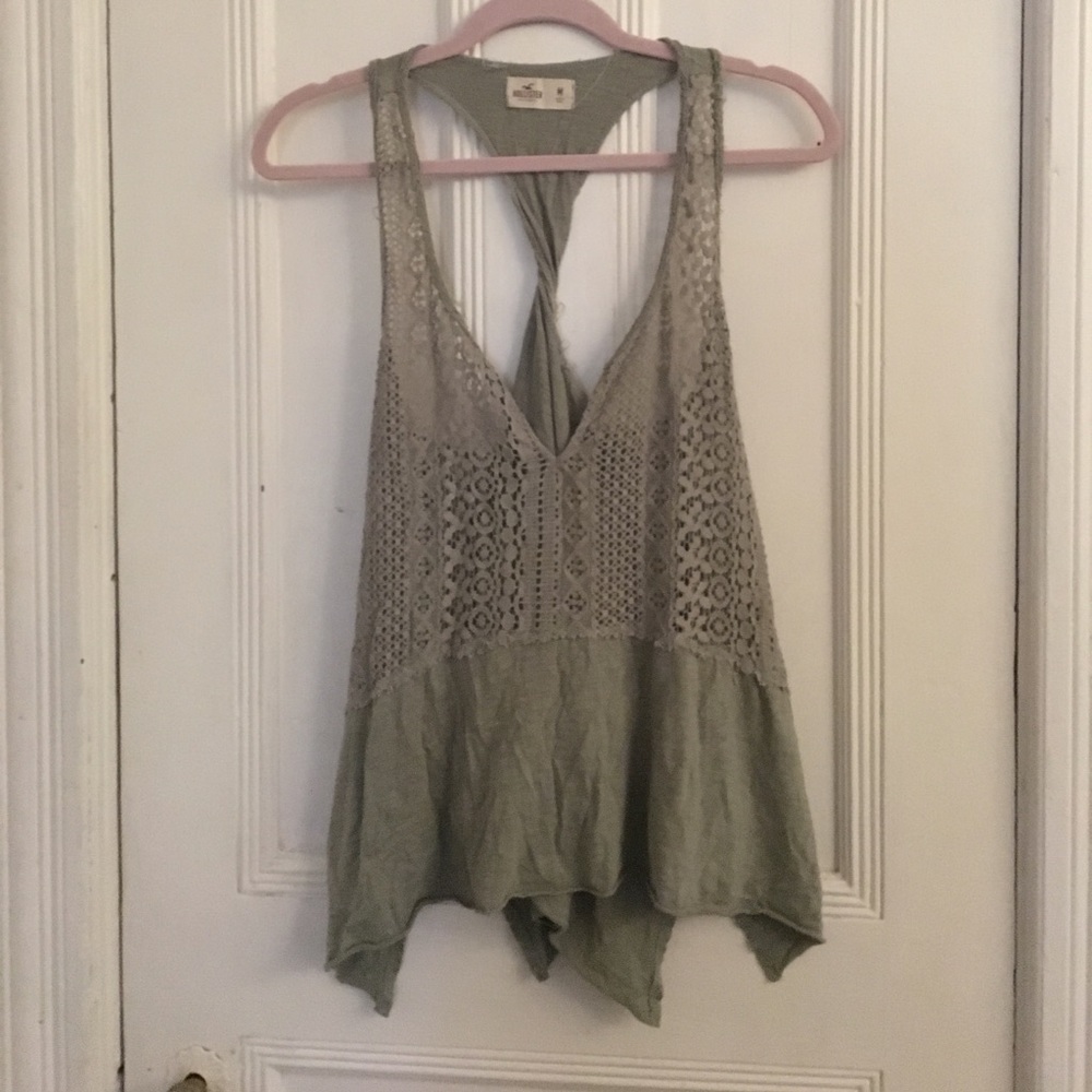 Hollsiter lace tank top