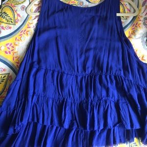 Free People royal blue top