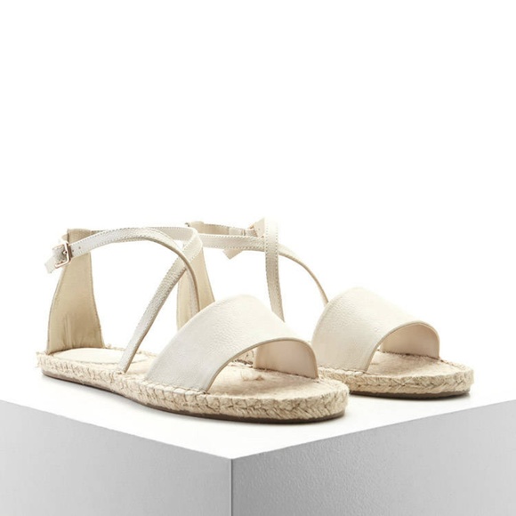 faux leather sandals forever 21