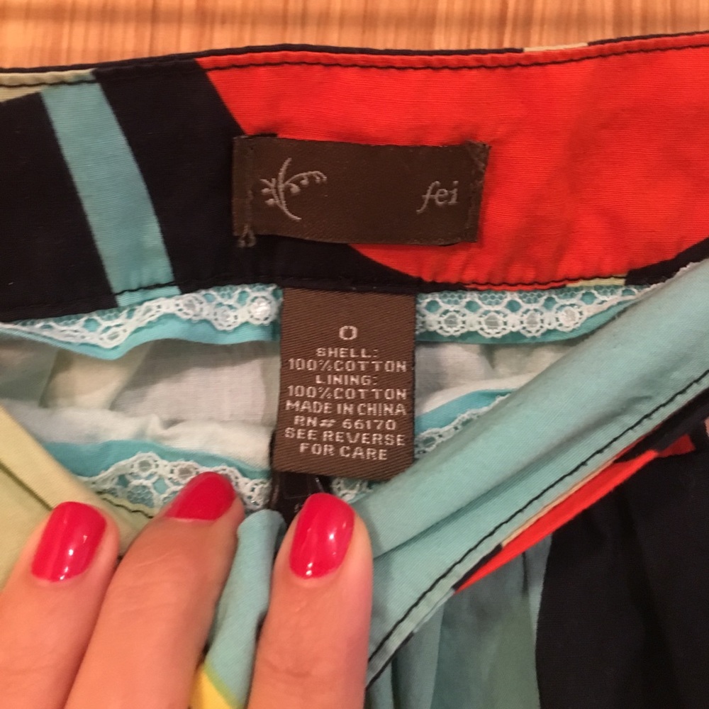 Tulip Print Anthropologie Skirt - Picture 4 of 4