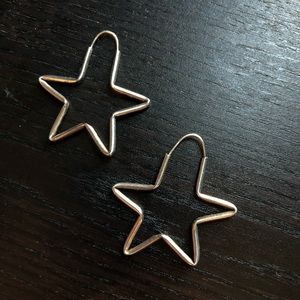 Silver Star earrings