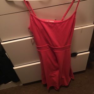 Tank dress, pink/peachy orange